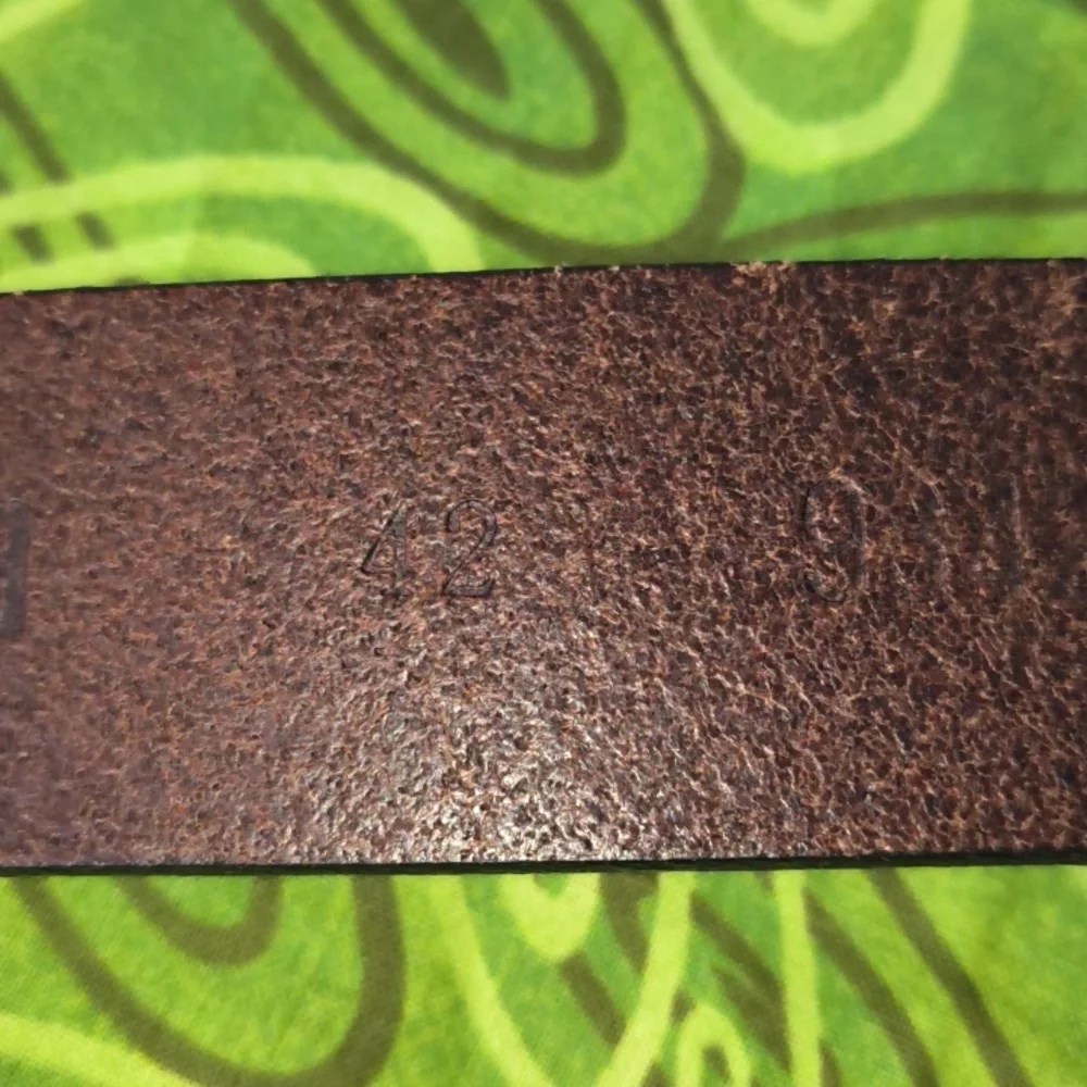 Nautica Italian Full Grain Leather Belt Size 42